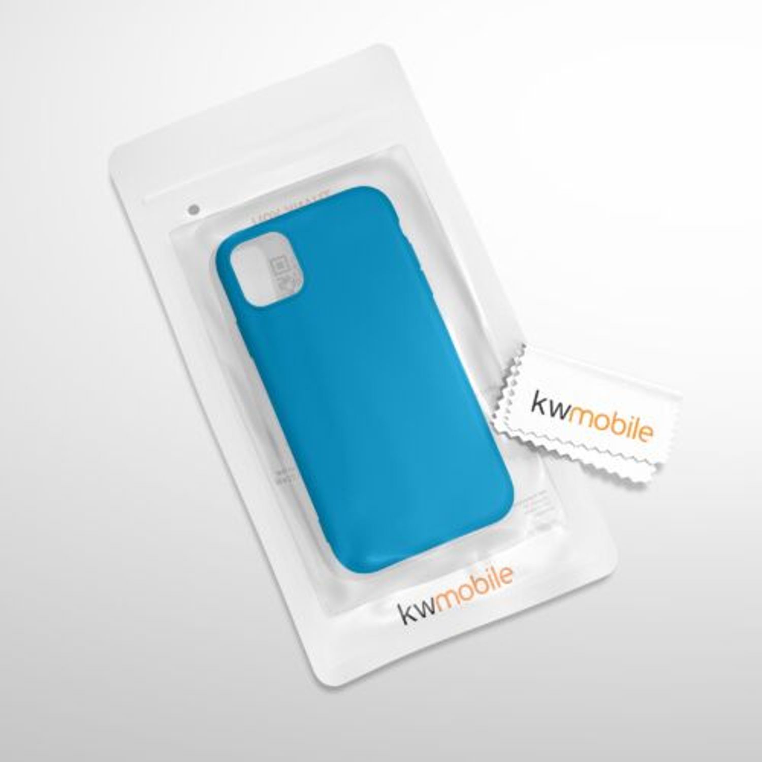 Husa pentru Apple iPhone 11, Silicon, Albastru, 49787.224, Kwmobile fotografia produsului View 11 L