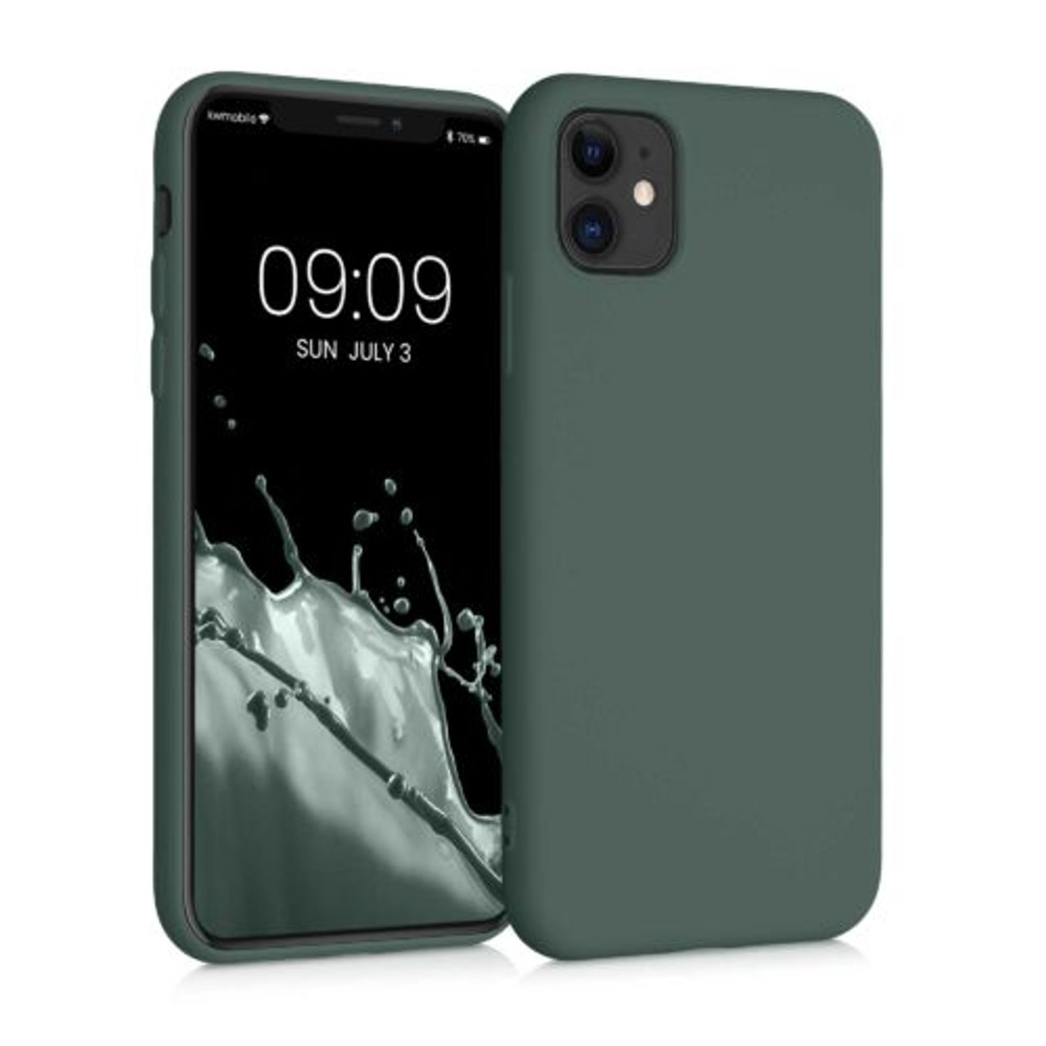Husa pentru Apple iPhone 11, Silicon, Verde, 50791.171, Kwmobile fotografia produsului