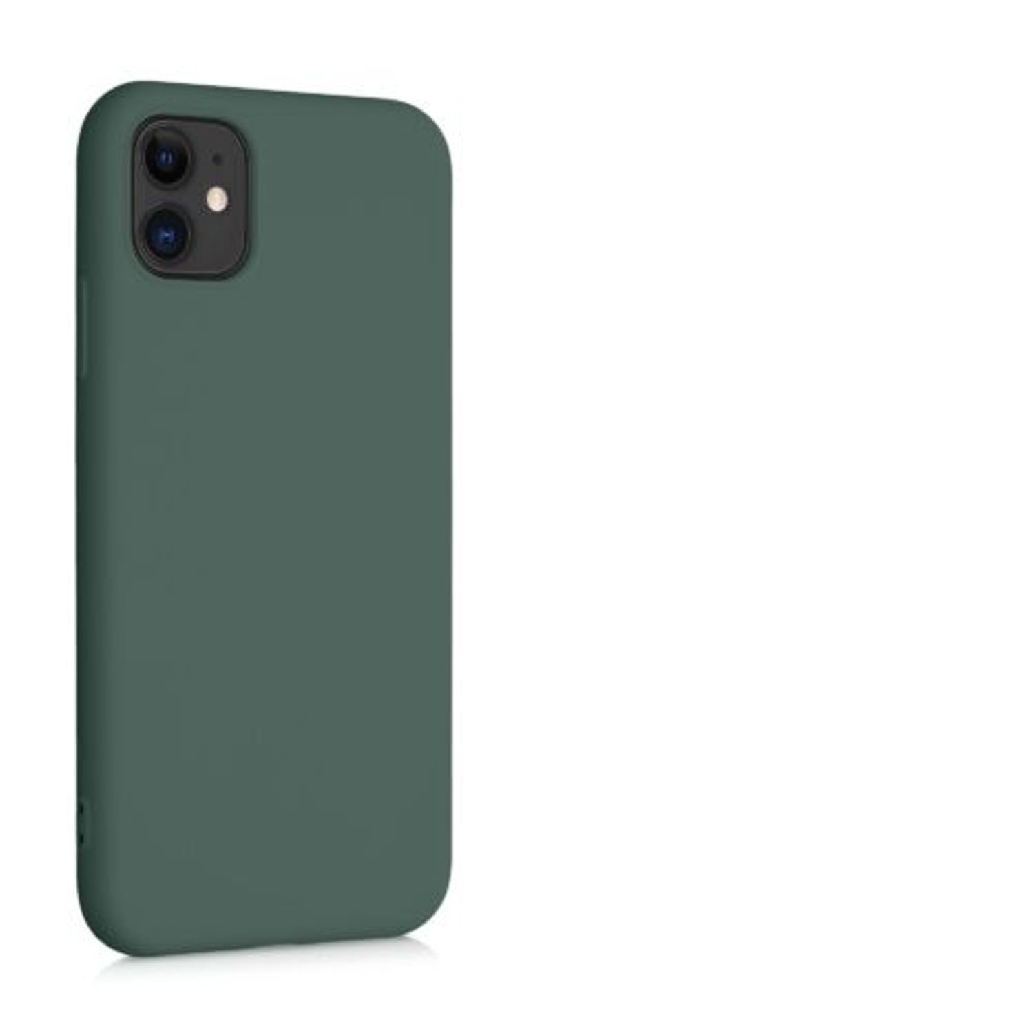 Husa pentru Apple iPhone 11, Silicon, Verde, 50791.171, Kwmobile fotografia produsului View 7 L