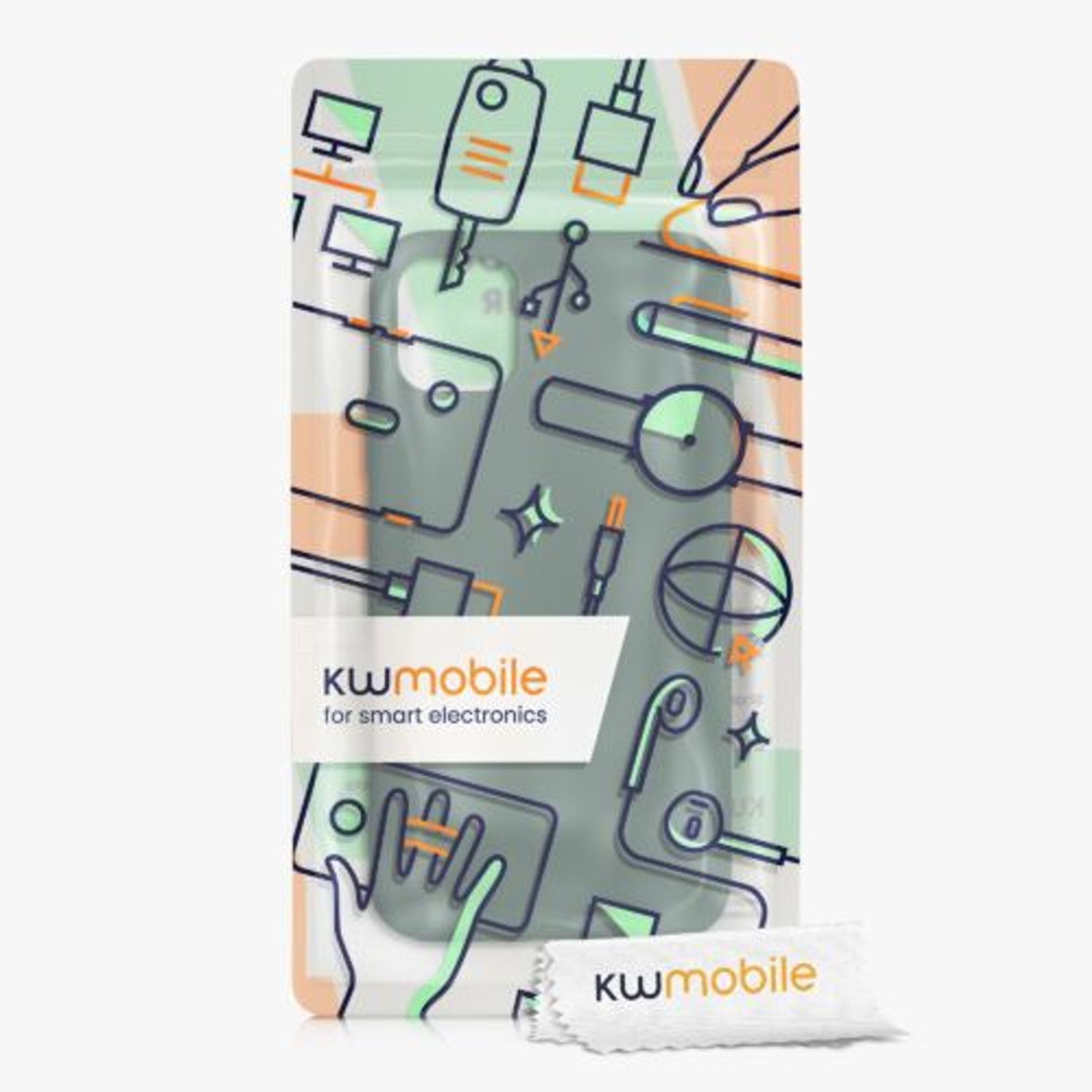 Husa pentru Apple iPhone 11, Silicon, Verde, 50791.171, Kwmobile fotografia produsului View 8 L