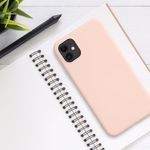 Husa pentru Apple iPhone 11, Silicon, Roz, 50791.225, Kwmobile fotografia produsului View 3 S
