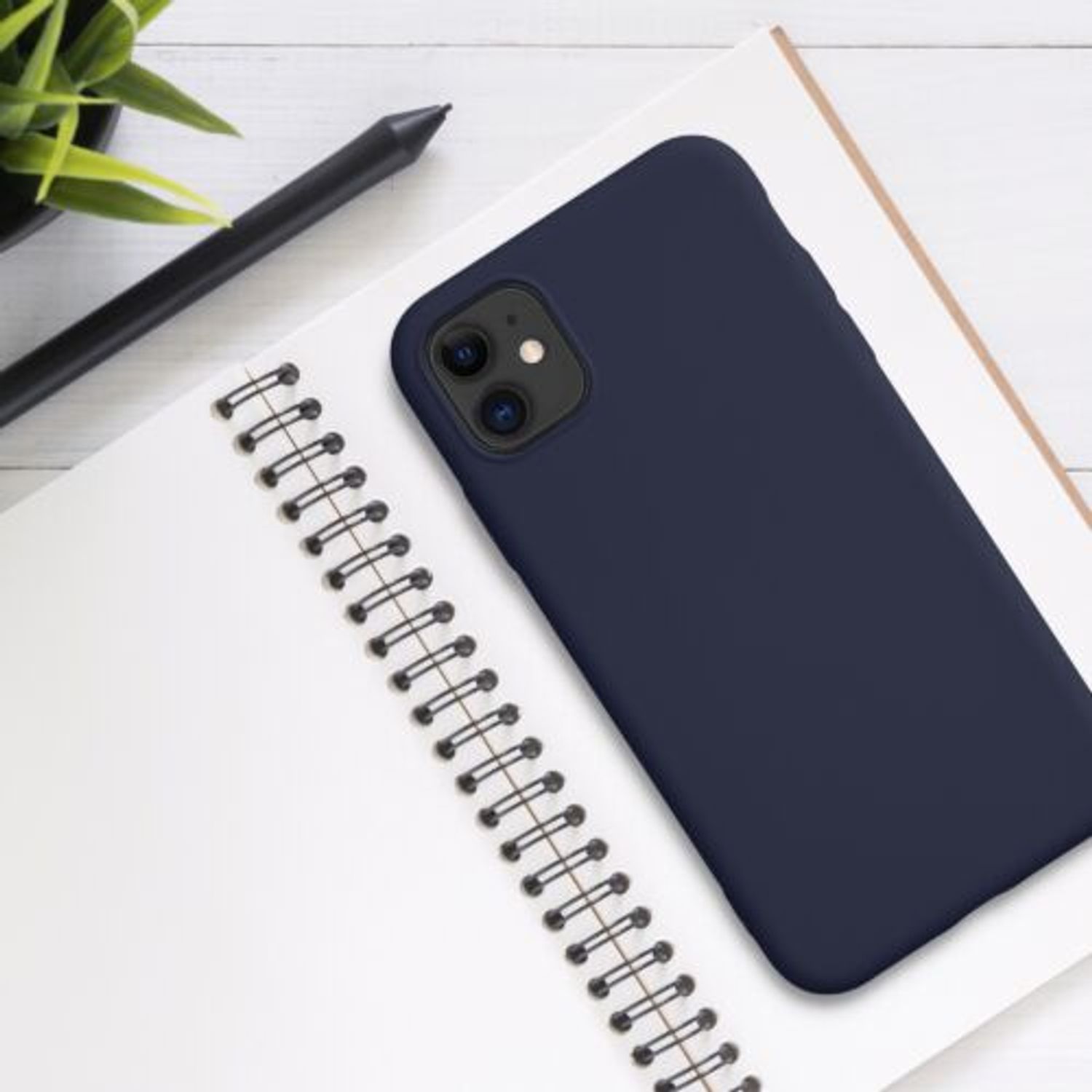 Husa pentru Apple iPhone 11, Silicon, Mov, 50791.186, Kwmobile fotografia produsului View 6 L