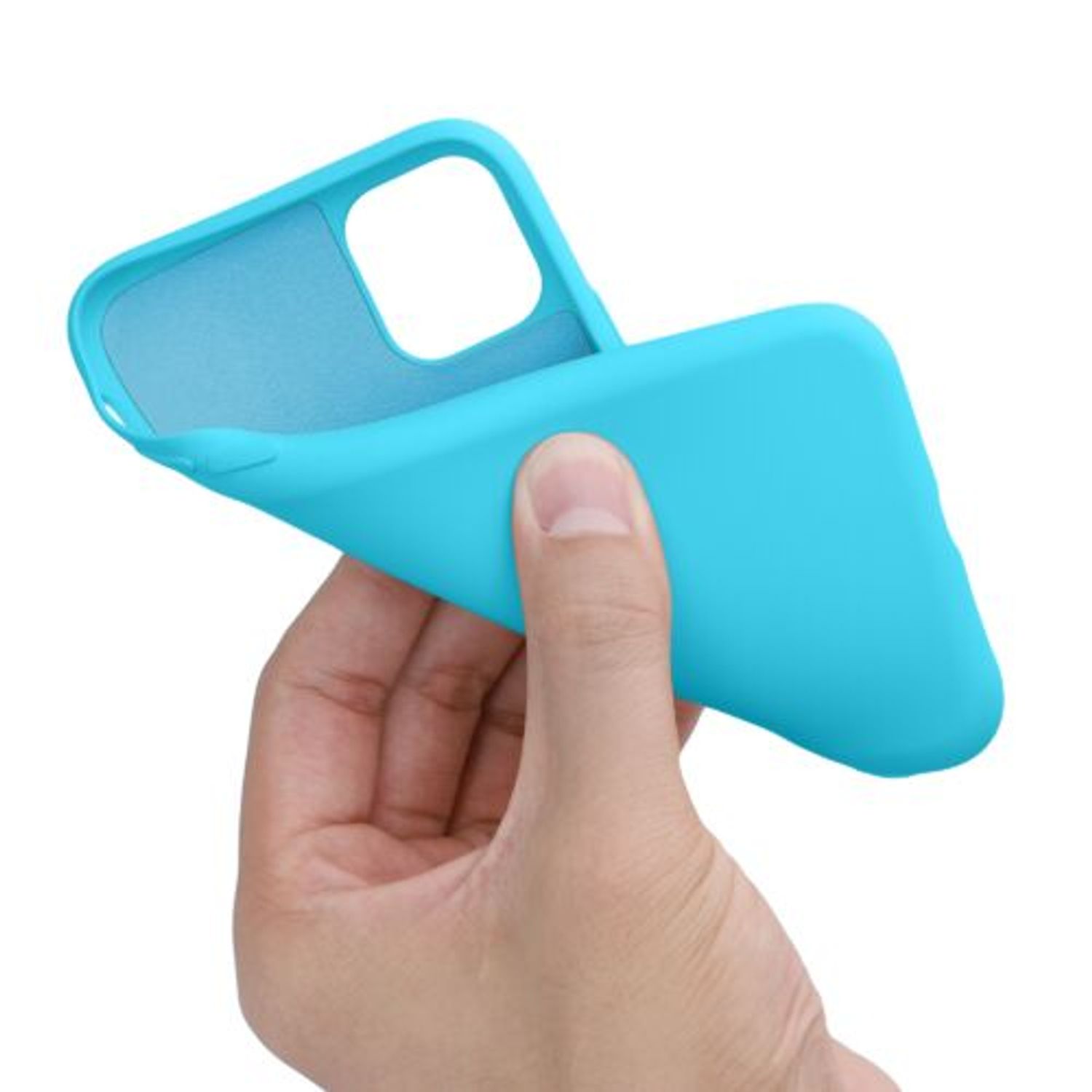 Husa pentru Apple iPhone 11, Silicon, Albastru, 50791.223, Kwmobile fotografia produsului View 8 L