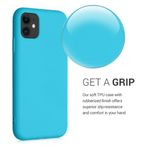 Husa pentru Apple iPhone 11, Silicon, Albastru, 50791.223, Kwmobile fotografia produsului View 4 S