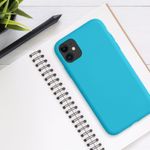 Husa pentru Apple iPhone 11, Silicon, Albastru, 50791.223, Kwmobile fotografia produsului View 6 S