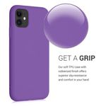 Husa pentru Apple iPhone 11, Silicon, Mov, 50791.221, Kwmobile fotografia produsului View 14 S