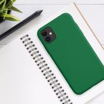 Husa pentru Apple iPhone 11, Silicon, Verde, 50791.227, Kwmobile fotografia produsului View 3 S