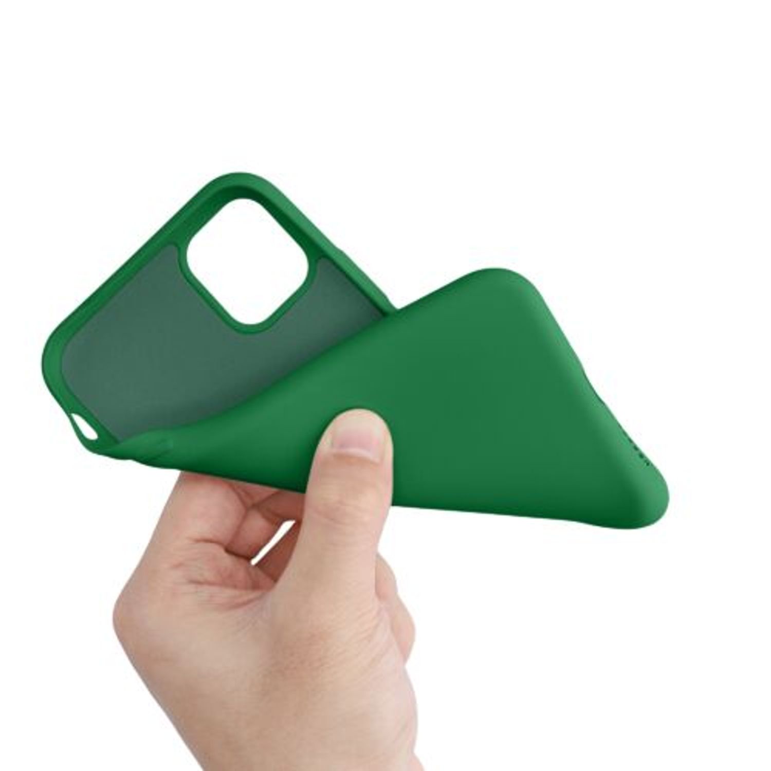 Husa pentru Apple iPhone 11, Silicon, Verde, 50791.227, Kwmobile fotografia produsului View 9 L