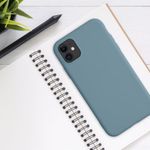 Husa pentru Apple iPhone 11, Silicon, Albastru, 50791.206, Kwmobile fotografia produsului View 3 S
