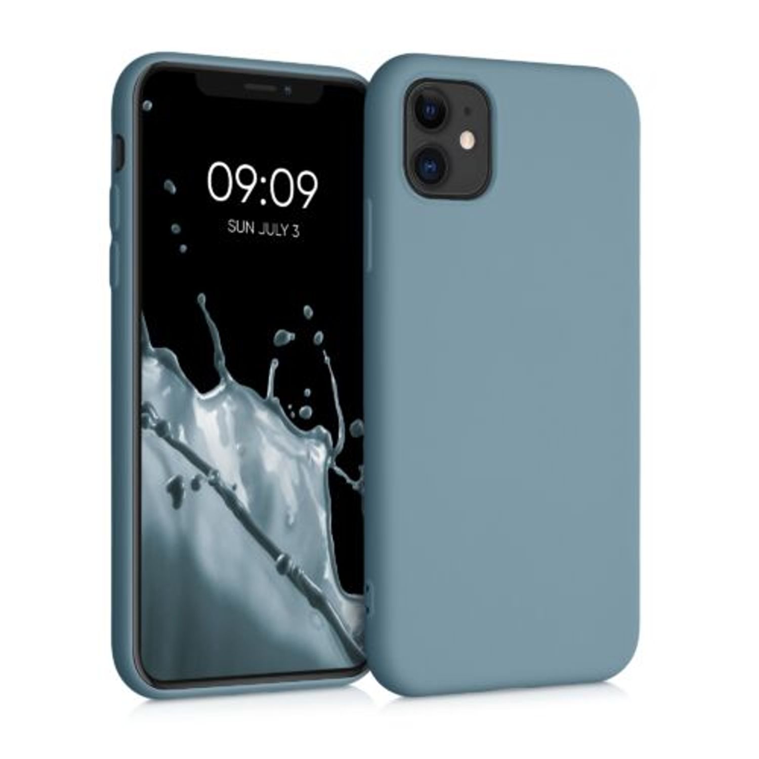 Husa pentru Apple iPhone 11, Silicon, Albastru, 50791.206, Kwmobile fotografia produsului