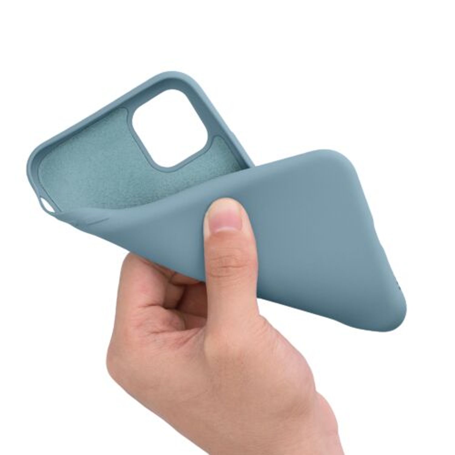 Husa pentru Apple iPhone 11, Silicon, Albastru, 50791.206, Kwmobile fotografia produsului View 9 L