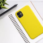 Husa pentru Apple iPhone 11, Silicon, Galben, 50791.165, Kwmobile fotografia produsului View 3 S
