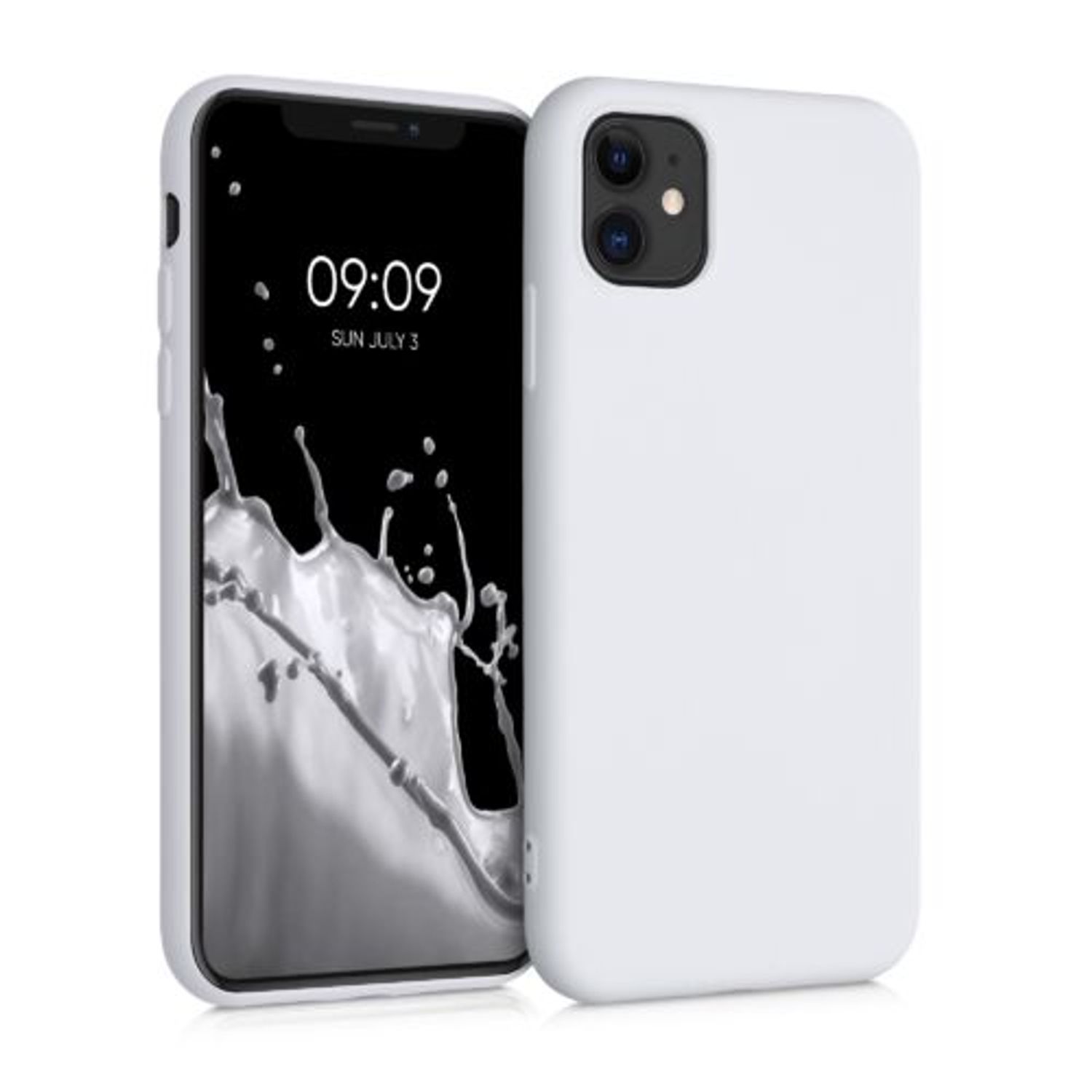 Husa pentru Apple iPhone 11, Silicon, Alb, 50791.48, Kwmobile fotografia produsului