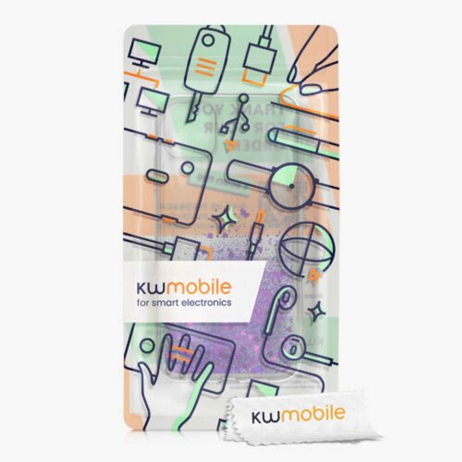 Husa pentru Apple iPhone 11, Silicon, Mov, 56807.01, Kwmobile fotografia produsului View 9 L