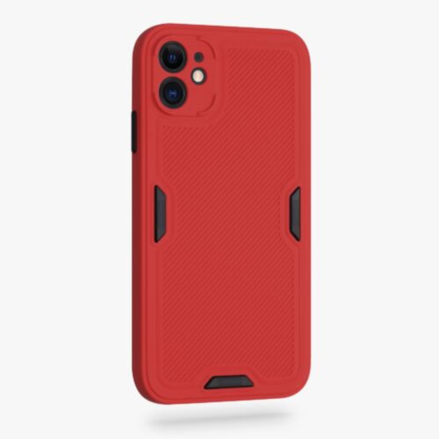 Husa pentru Apple iPhone 11, Silicon, Rosu, 56703.09, Kwmobile fotografia produsului View 3 L