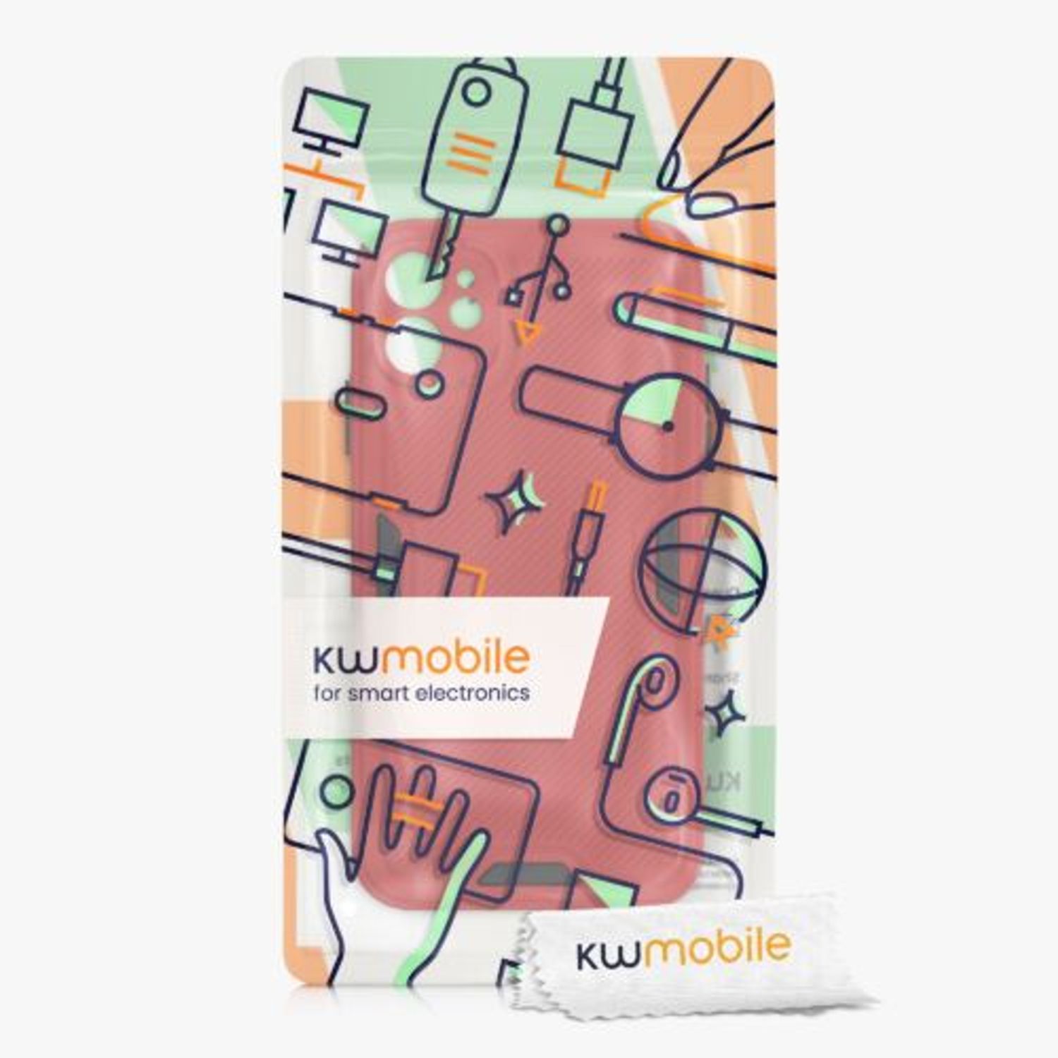 Husa pentru Apple iPhone 11, Silicon, Rosu, 56703.09, Kwmobile fotografia produsului View 6 L