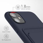 Husa pentru Apple iPhone 11, Silicon, Albastru, 55114.17, Kwmobile fotografia produsului View 5 S
