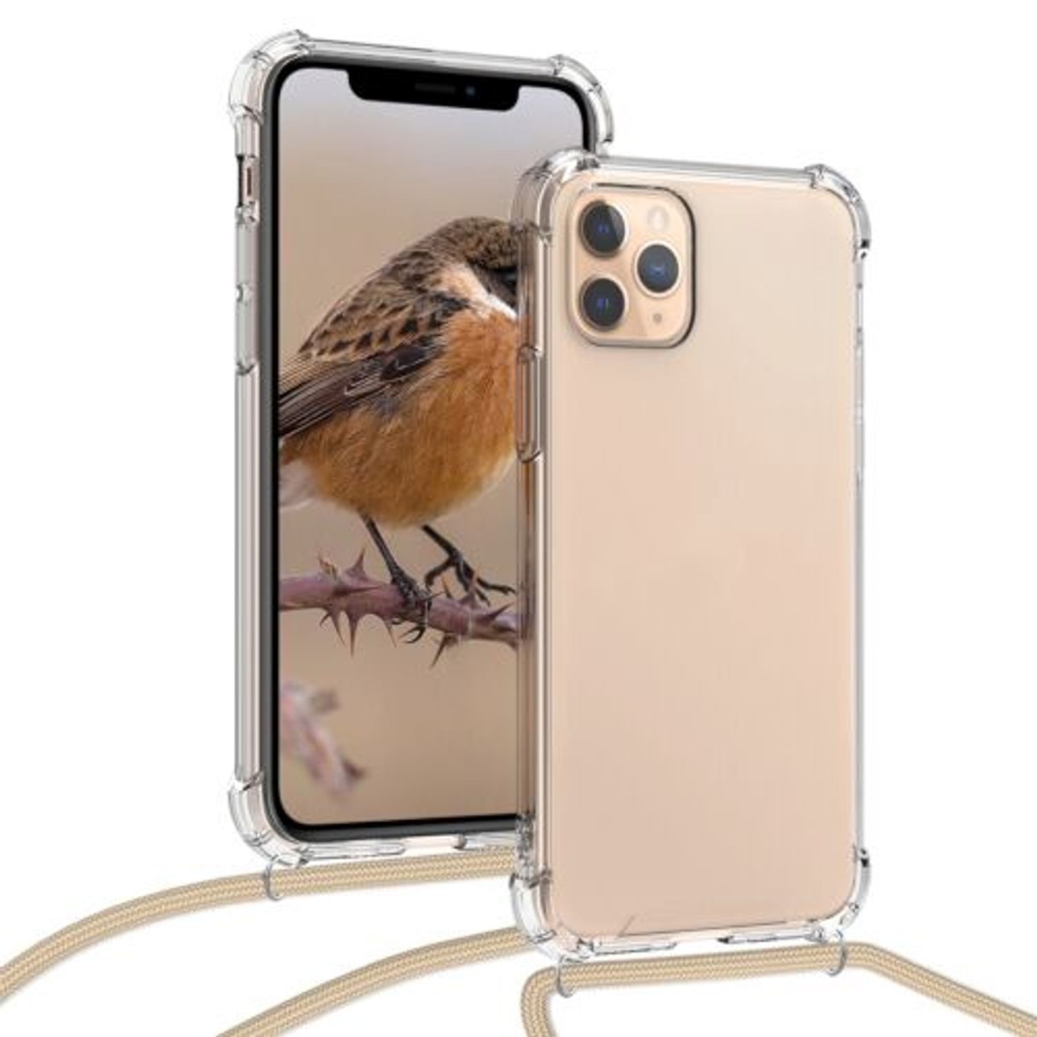 Husa pentru Apple iPhone 11 Pro, Silicon, Transparent, 49739.09, Kwmobile fotografia produsului View 8 L