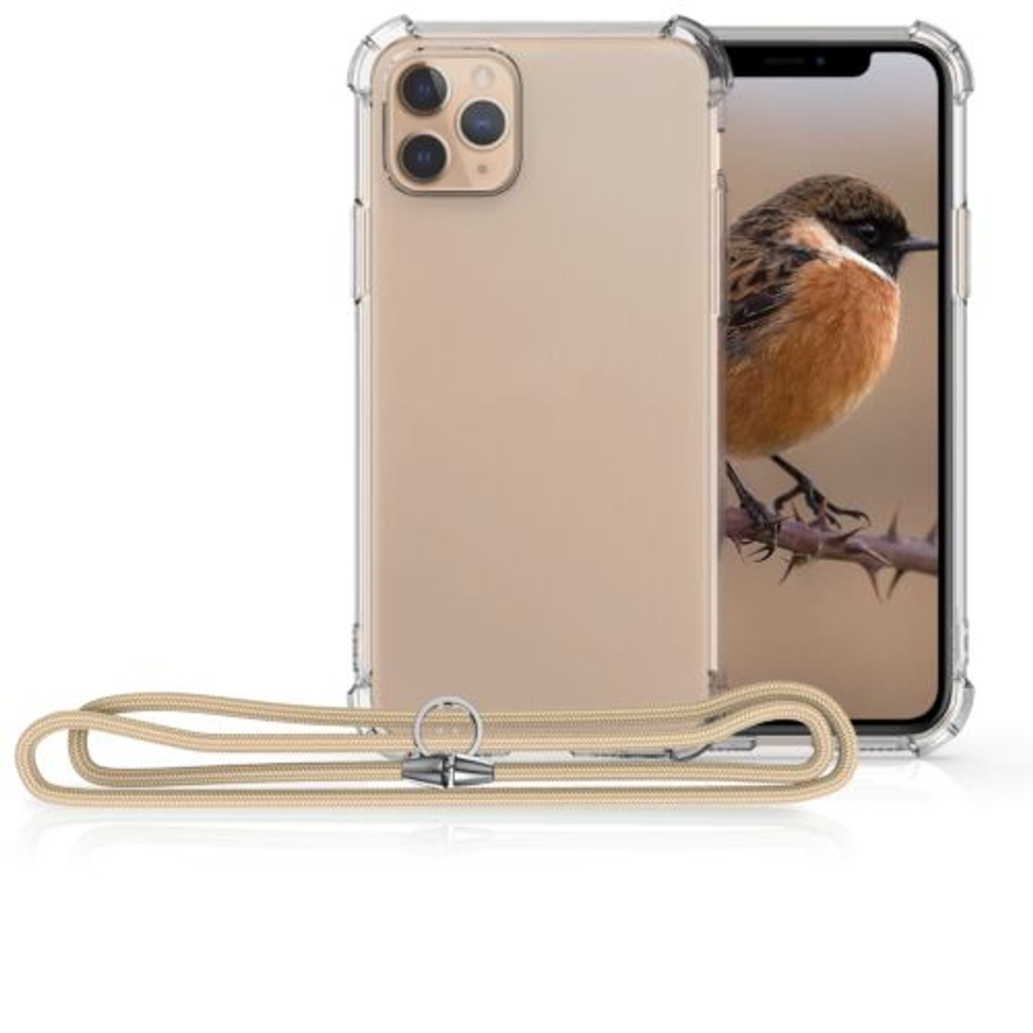 Husa pentru Apple iPhone 11 Pro, Silicon, Transparent, 49739.09, Kwmobile fotografia produsului View 6 L