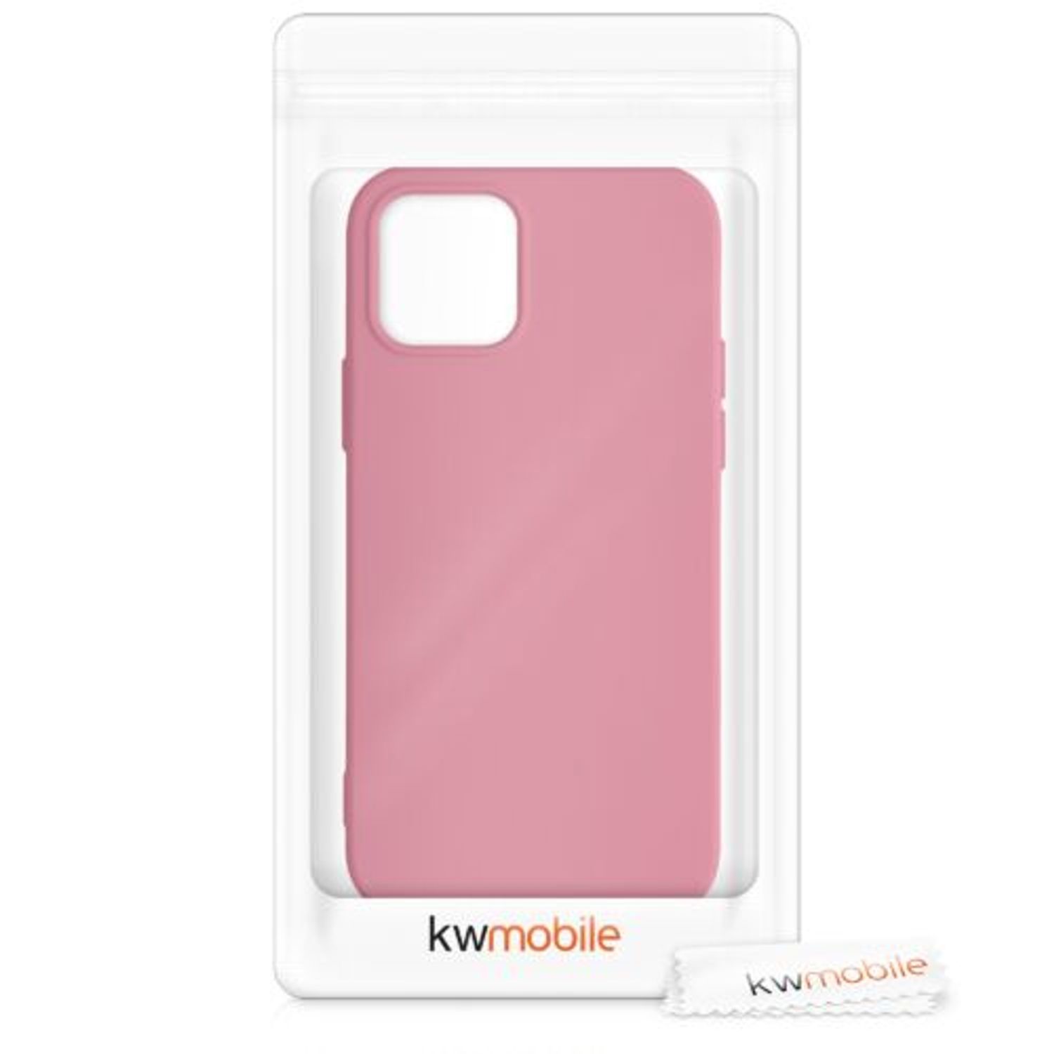 Husa pentru Apple iPhone 12/iPhone 12 Pro, Silicon, Roz, 53844.212 fotografia produsului View 7 L