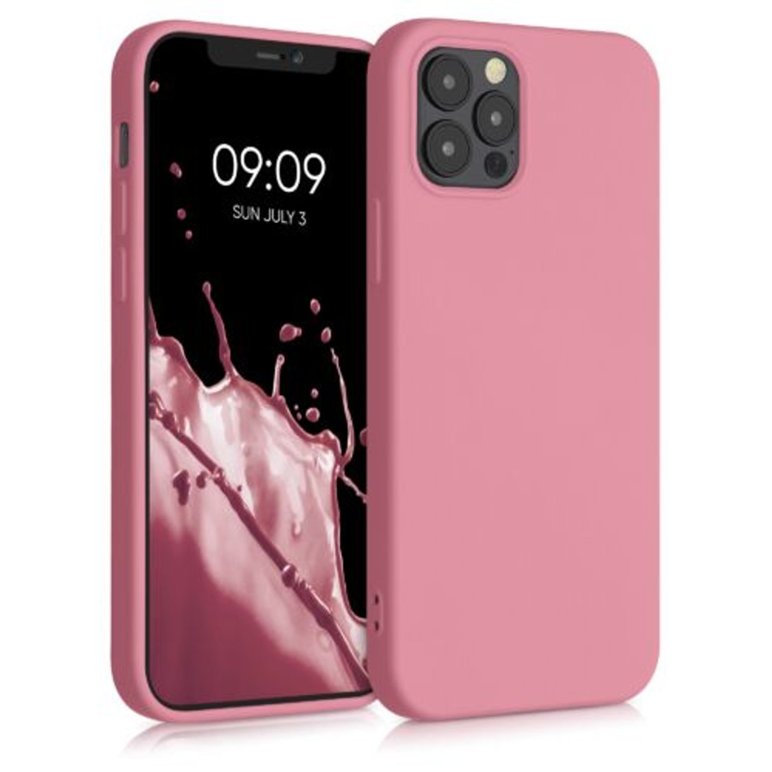 Husa pentru Apple iPhone 12/iPhone 12 Pro, Silicon, Roz, 53844.212 fotografia produsului