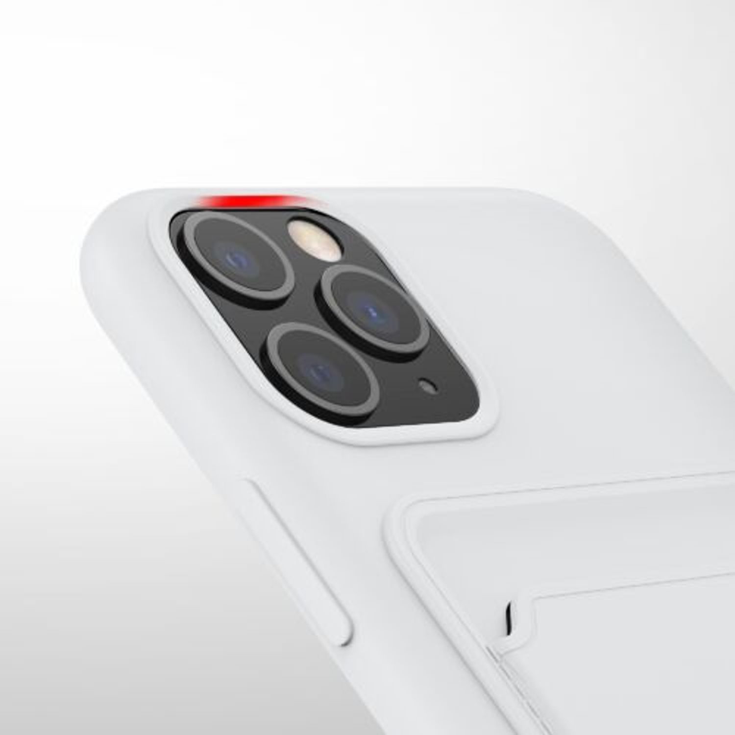 Husa pentru Apple iPhone 11 Pro, Silicon, Alb, 55115.02, Kwmobile fotografia produsului View 8 L