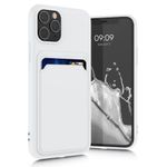 Husa pentru Apple iPhone 11 Pro, Silicon, Alb, 55115.02, Kwmobile fotografia produsului