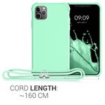 Husa pentru Apple iPhone 11 Pro Max, Silicon, Verde, 55764.71, Kwmobile fotografia produsului View 4 S