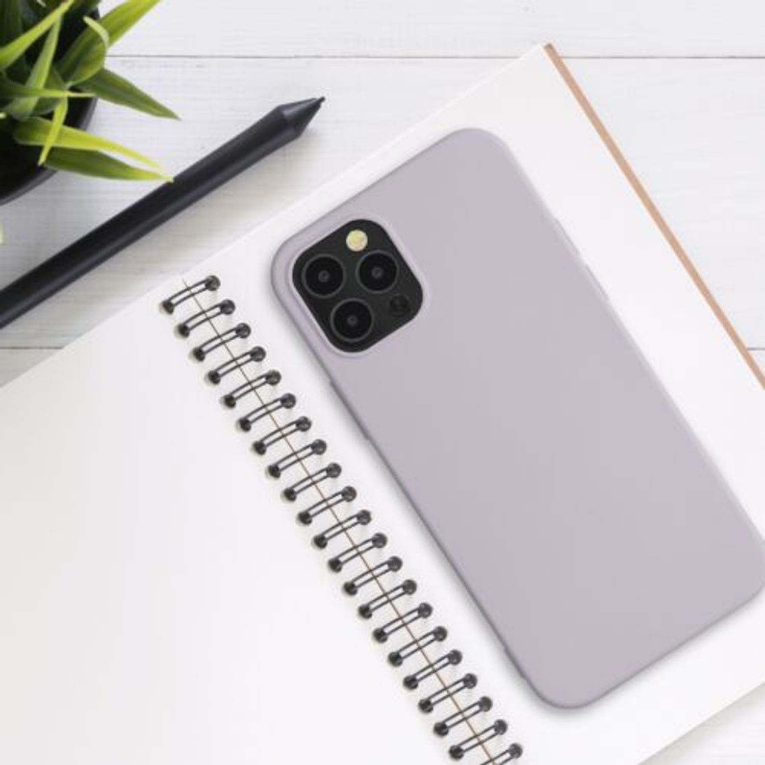 Husa pentru Apple iPhone 12/iPhone 12 Pro, Silicon, Mov, 53844.192 fotografia produsului View 7 L