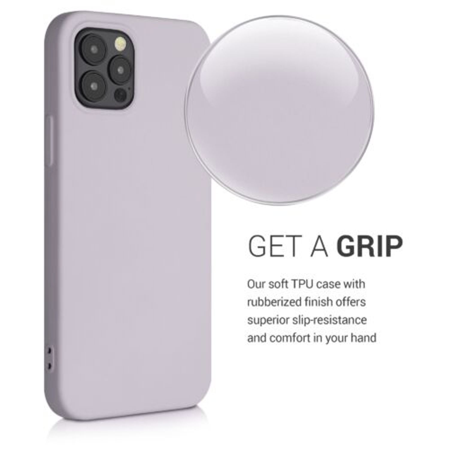 Husa pentru Apple iPhone 12/iPhone 12 Pro, Silicon, Mov, 53844.192 fotografia produsului View 5 L