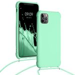 Husa pentru Apple iPhone 11 Pro Max, Silicon, Verde, 55764.71, Kwmobile fotografia produsului View 5 S