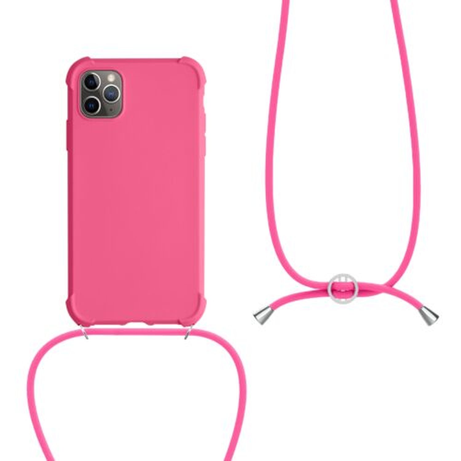 Husa pentru Apple iPhone 11 Pro Max, Silicon, Roz, 55764.77, Kwmobile fotografia produsului View 2 L