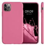 Husa pentru Apple iPhone 11 Pro Max, Silicon, Roz, 49789.212, Kwmobile fotografia produsului View 2 S