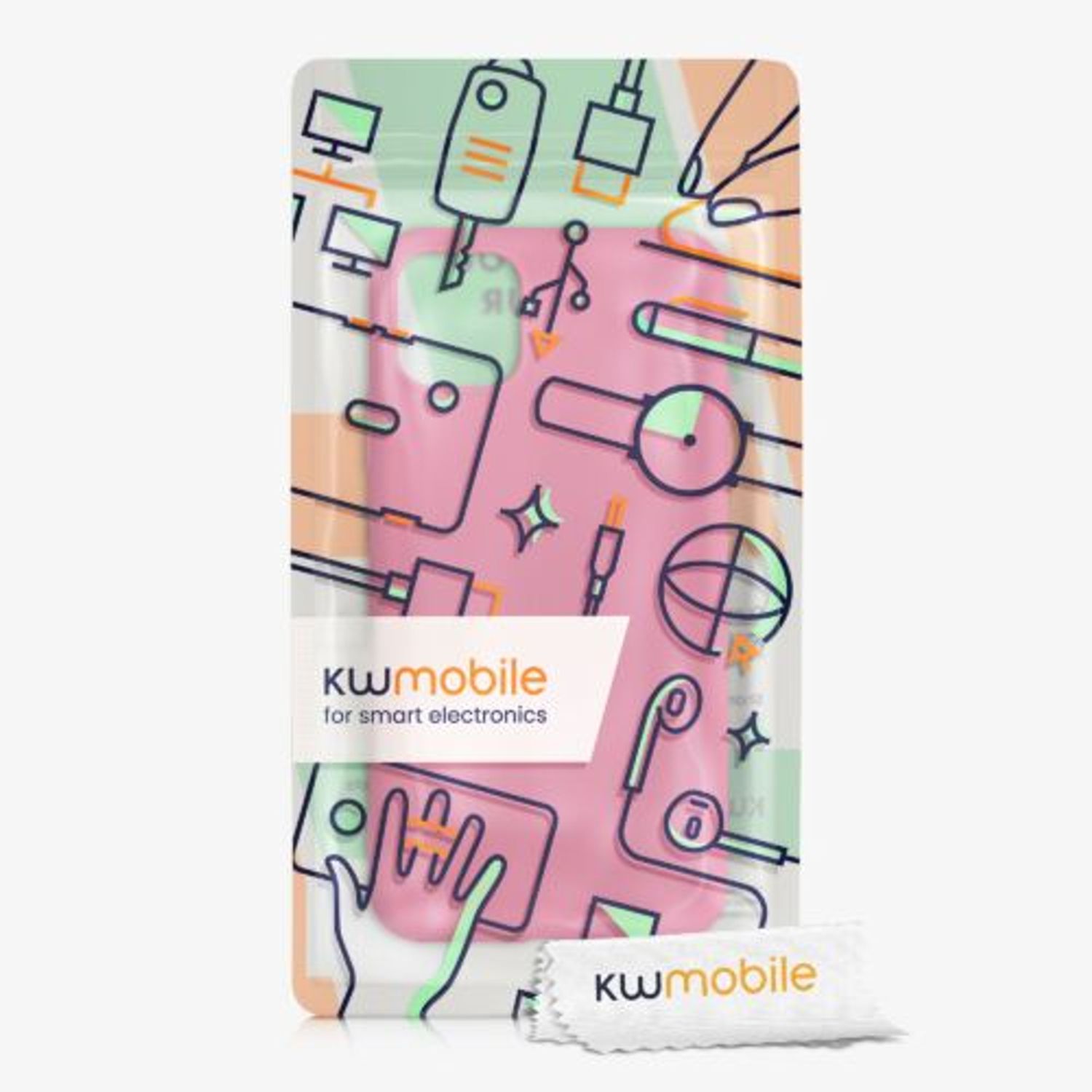 Husa pentru Apple iPhone 11 Pro Max, Silicon, Roz, 49789.212, Kwmobile fotografia produsului View 6 L
