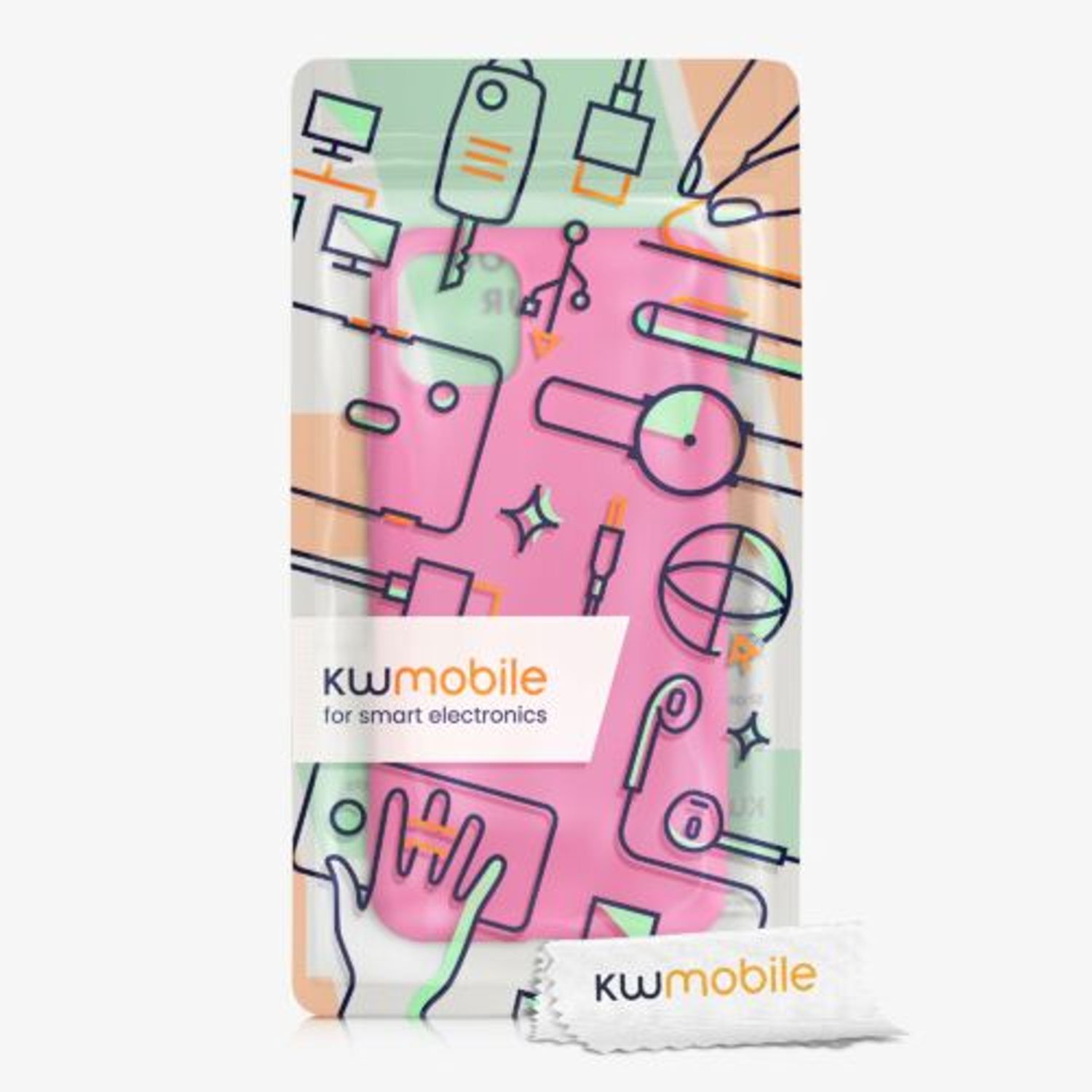 Husa pentru Apple iPhone 11 Pro Max, Silicon, Roz, 49789.135, Kwmobile fotografia produsului View 3 L