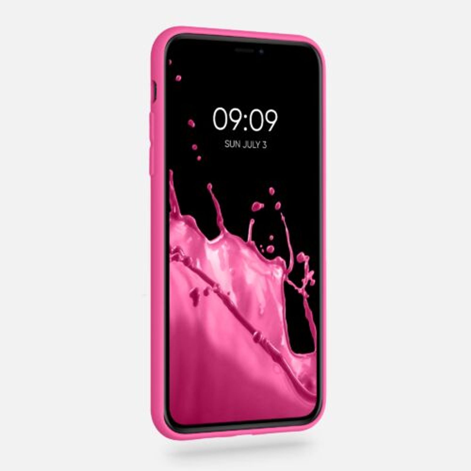 Husa pentru Apple iPhone 11 Pro Max, Silicon, Roz, 49789.135, Kwmobile fotografia produsului View 4 L