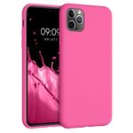 Husa pentru Apple iPhone 11 Pro Max, Silicon, Roz, 49789.135, Kwmobile fotografia produsului