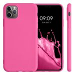 Husa pentru Apple iPhone 11 Pro Max, Silicon, Roz, 49789.135, Kwmobile fotografia produsului View 2 S