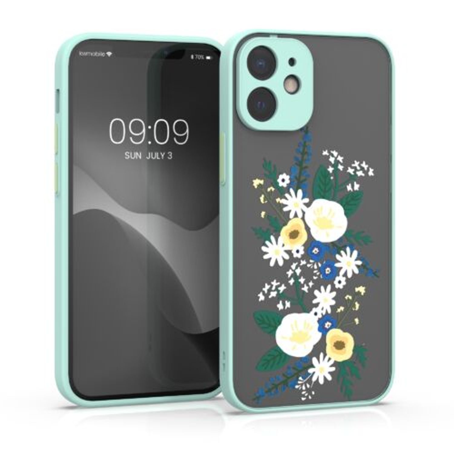 Husa pentru Apple iPhone 12/iPhone 12 Pro, Silicon, Multicolor, 56496.02, Kwmobile fotografia produsului