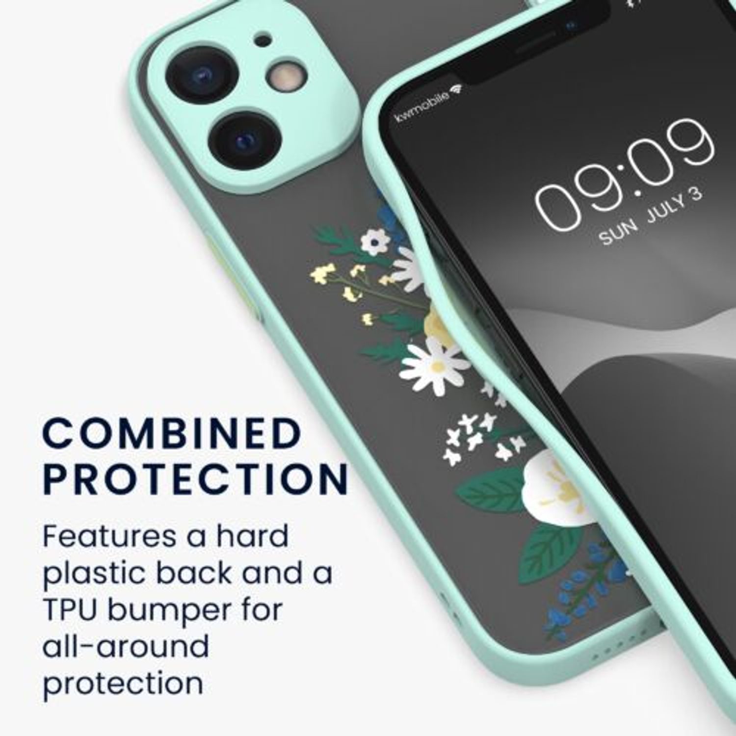 Husa pentru Apple iPhone 12/iPhone 12 Pro, Silicon, Multicolor, 56496.02, Kwmobile fotografia produsului View 6 L
