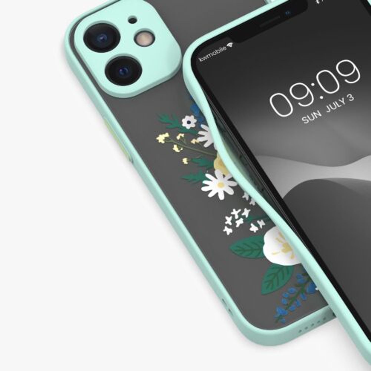 Husa pentru Apple iPhone 12/iPhone 12 Pro, Silicon, Multicolor, 56496.02, Kwmobile fotografia produsului View 10 L