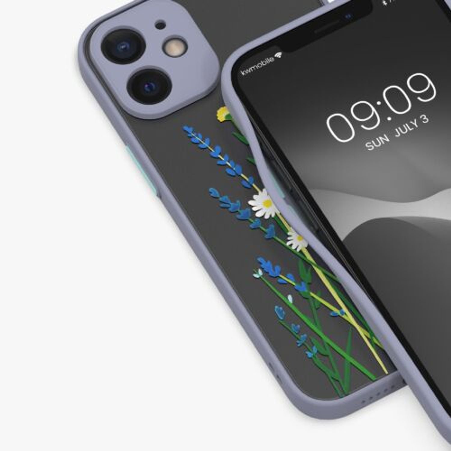 Husa pentru Apple iPhone 12/iPhone 12 Pro, Silicon, Multicolor, 56496.01, Kwmobile fotografia produsului View 7 L