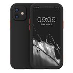 Husa pentru Apple iPhone 12/iPhone 12 Pro, Plastic, Negru, 56431.01, Kwmobile fotografia produsului View 2 S