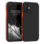 Husa pentru Apple iPhone 12/iPhone 12 Pro, Plastic, Negru, 56431.01, Kwmobile fotografia produsului