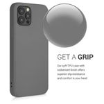 Husa pentru Apple iPhone 12/iPhone 12 Pro, Silicon, Gri, 53844.155 fotografia produsului View 5 S