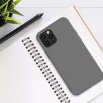 Husa pentru Apple iPhone 12/iPhone 12 Pro, Silicon, Gri, 53844.155 fotografia produsului View 3 S