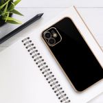 Husa pentru Apple iPhone 12/iPhone 12 Pro, Silicon, Negru, 56298.01, Kwmobile fotografia produsului View 3 S