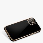 Husa pentru Apple iPhone 12/iPhone 12 Pro, Silicon, Negru, 56298.01, Kwmobile fotografia produsului View 8 S