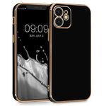 Husa pentru Apple iPhone 12/iPhone 12 Pro, Silicon, Negru, 56298.01, Kwmobile fotografia produsului