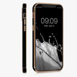 Husa pentru Apple iPhone 12/iPhone 12 Pro, Silicon, Negru, 56298.01, Kwmobile fotografia produsului View 5 S